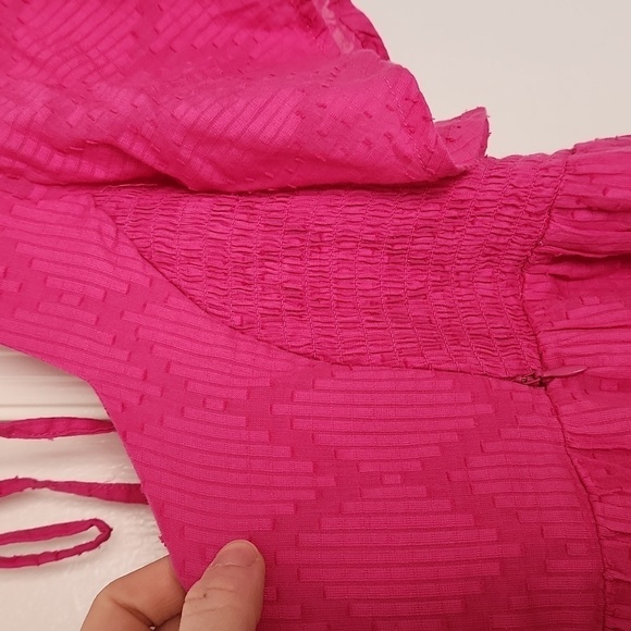 Serophine Women's Cotton Broderie Maternity and Nursing Dress sz 2 - Picture 7 of 14